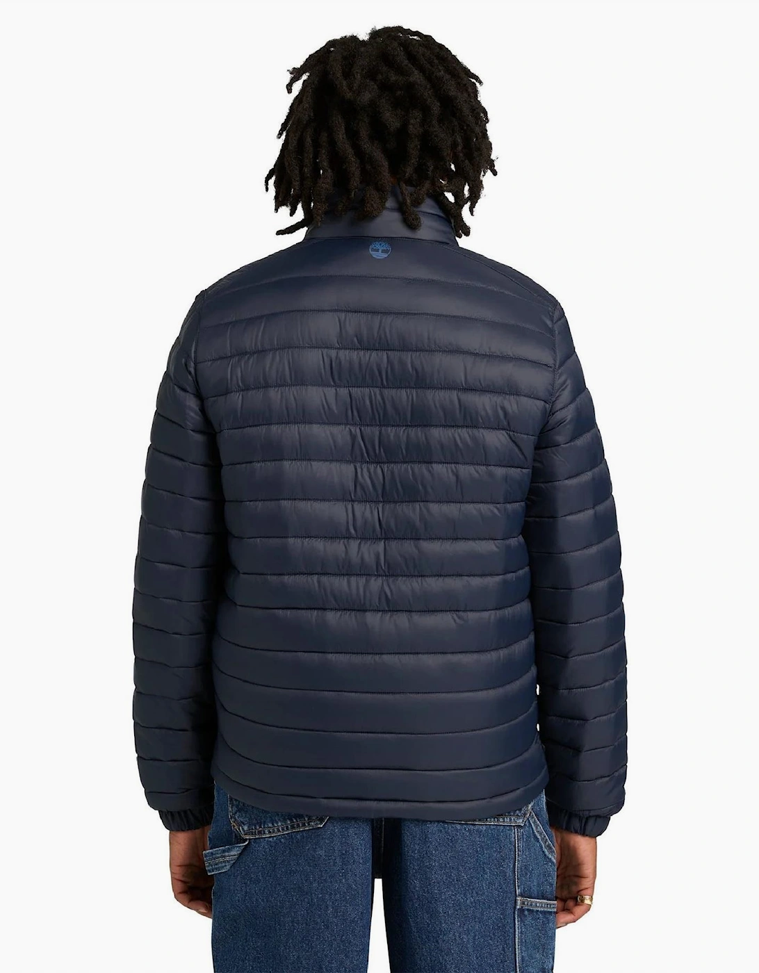 Axis Peak Solid Patterned Rain Jacket with Timberland Logo