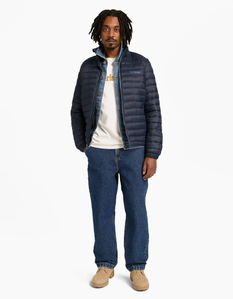 Axis Peak Solid Patterned Rain Jacket with Timberland Logo