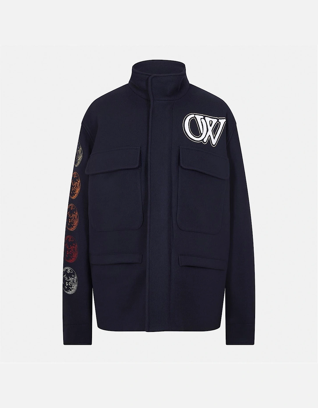 Moon Snap Button Puffer Jacket