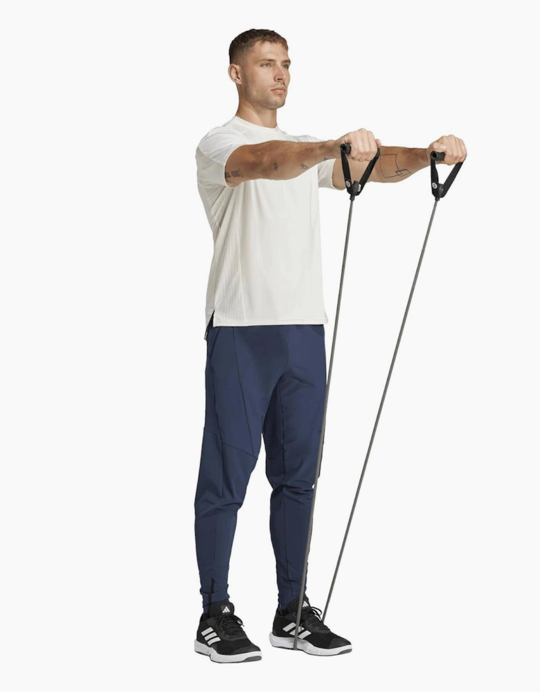 Hybrid Tapered Slim Solid Patterned Pants