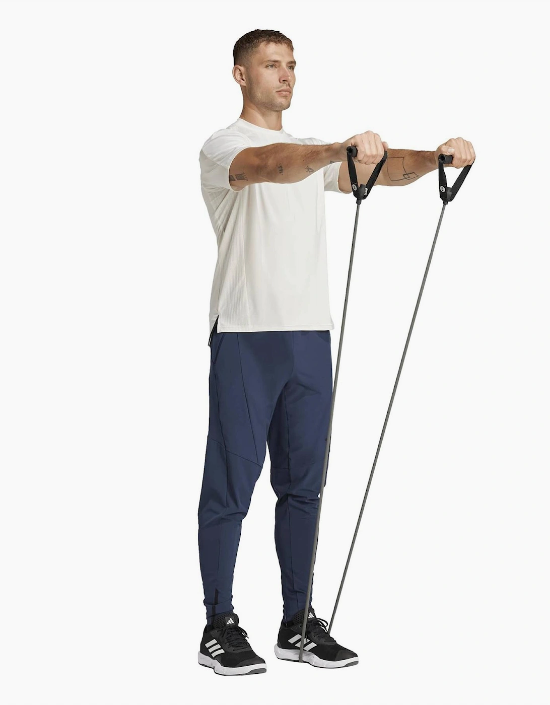 Hybrid Tapered Slim Solid Patterned Pants