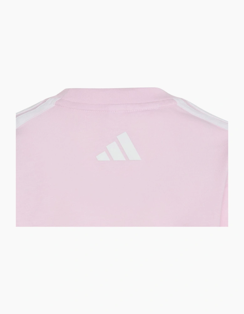 Colleg Crew Neck Short Sleeve T-Shirt and Set