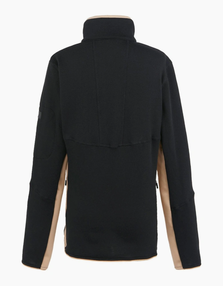 Ralina Full Zipper Woven Cuff Jacket with Zipped Pocket