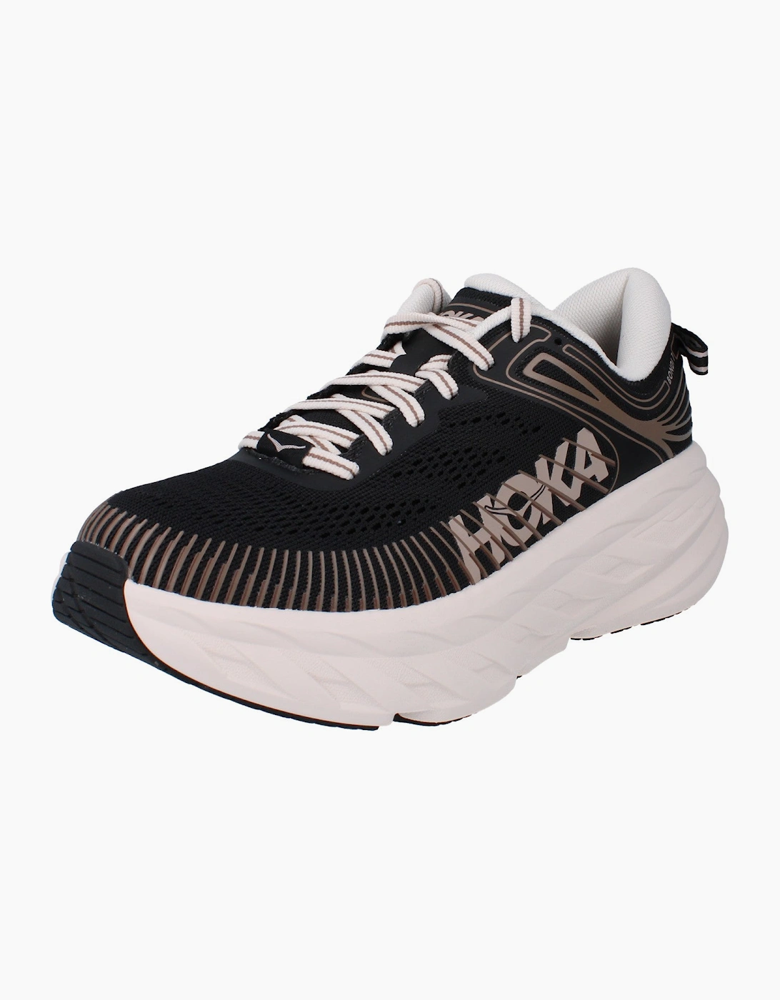 Hoka One Bondi 7 Womens Running Trainers 1110519 Shoes  BCKRS