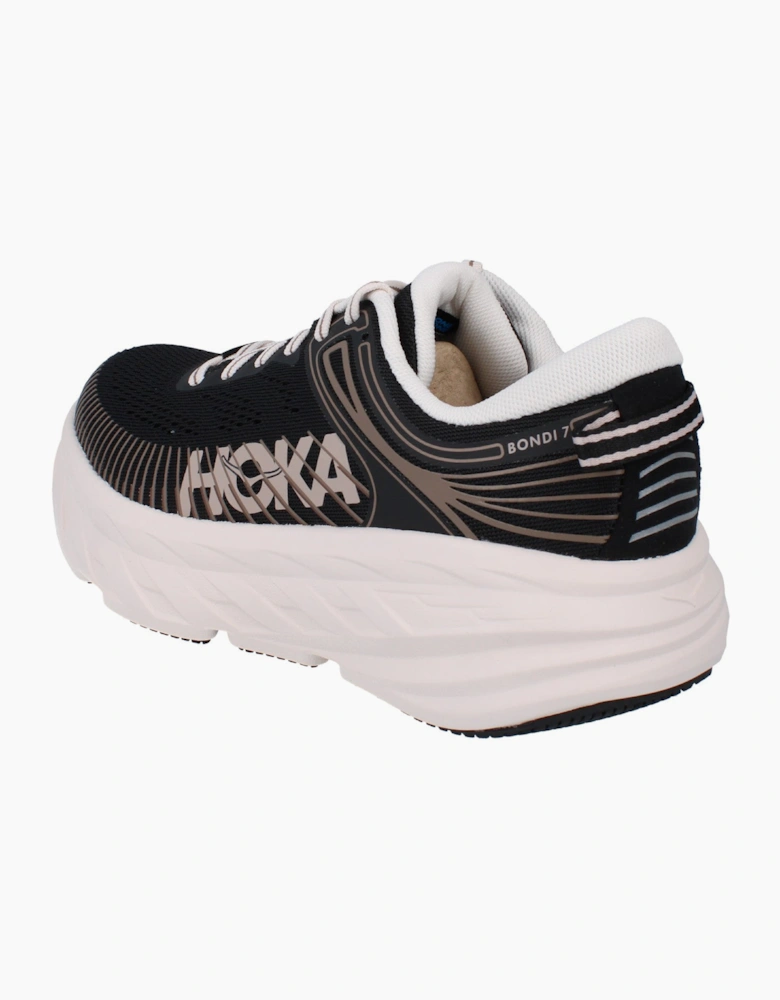 Hoka One Bondi 7 Womens Running Trainers 1110519 Shoes  BCKRS