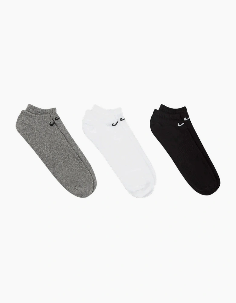 Nike Socks Everyday Lightweight 3 Pack Grey/White/Black