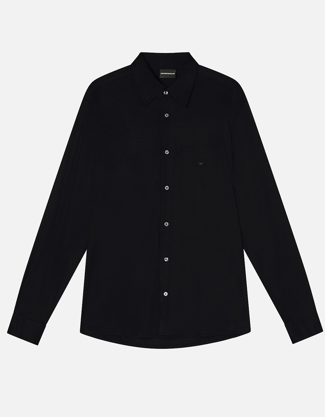Stretch Cotton T-Shirt Black