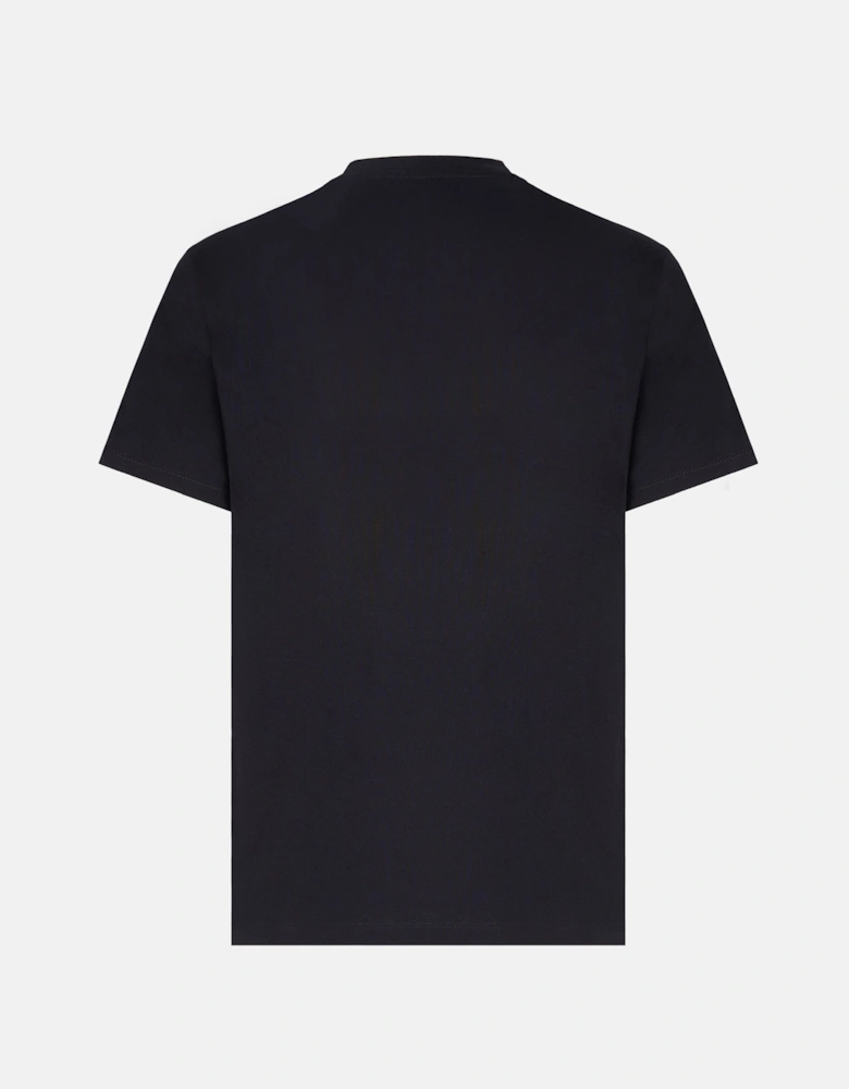Pure Cotton Jersey Logo T-Shirt Navy
