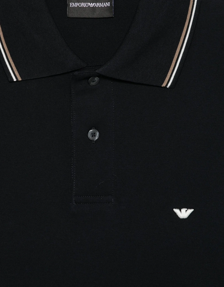 Branded Polo Navy