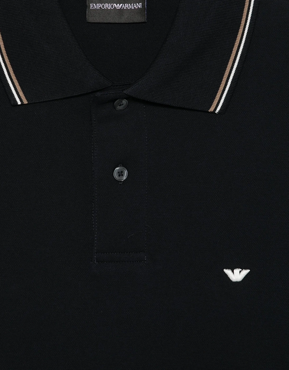 Branded Polo Navy