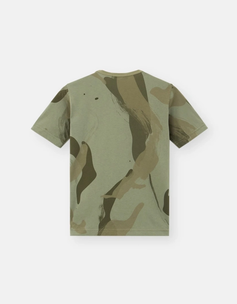Kids Camo T-Shirt Green