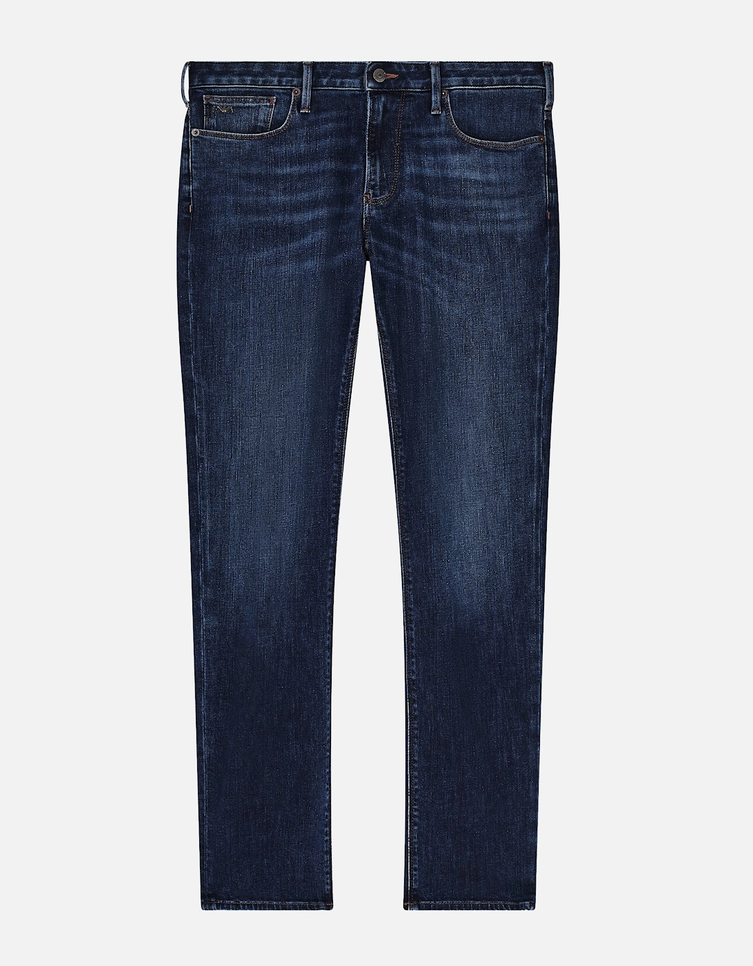 Emporio Armani Emporio Armani Men's Washed 5 Pocket Jeans J06 Navy - Blue