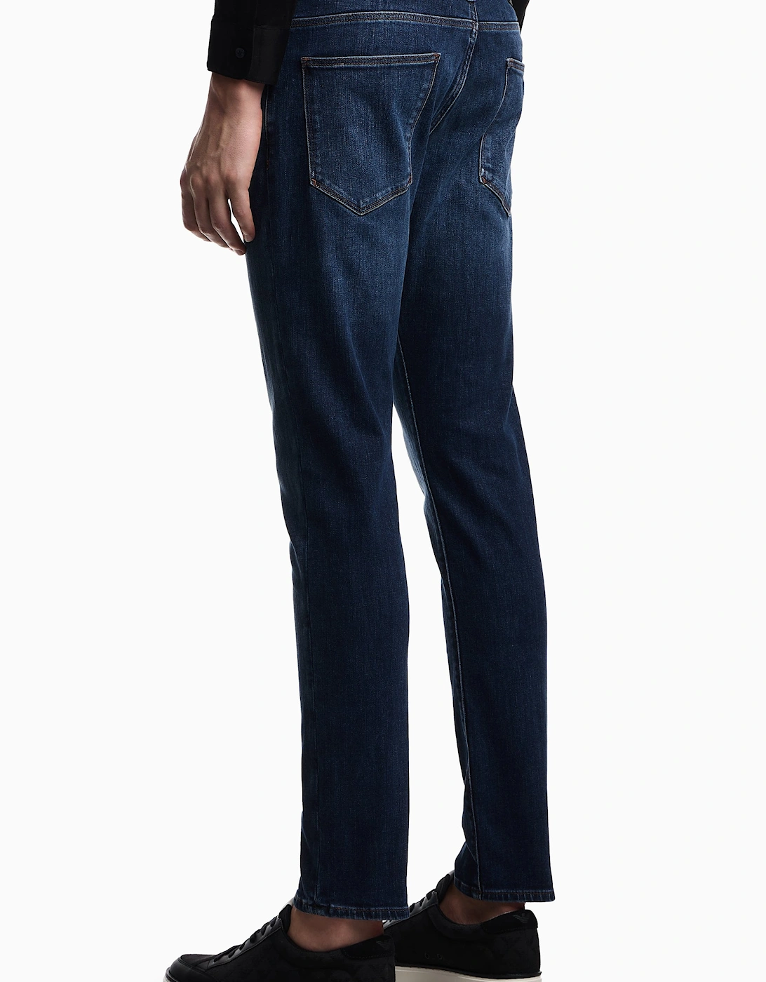 Washed 5 Pocket Jeans J06 Navy