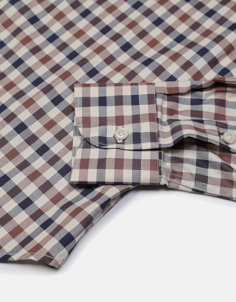 Icon Check Shirt Beige