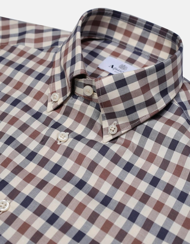 Icon Check Shirt Beige