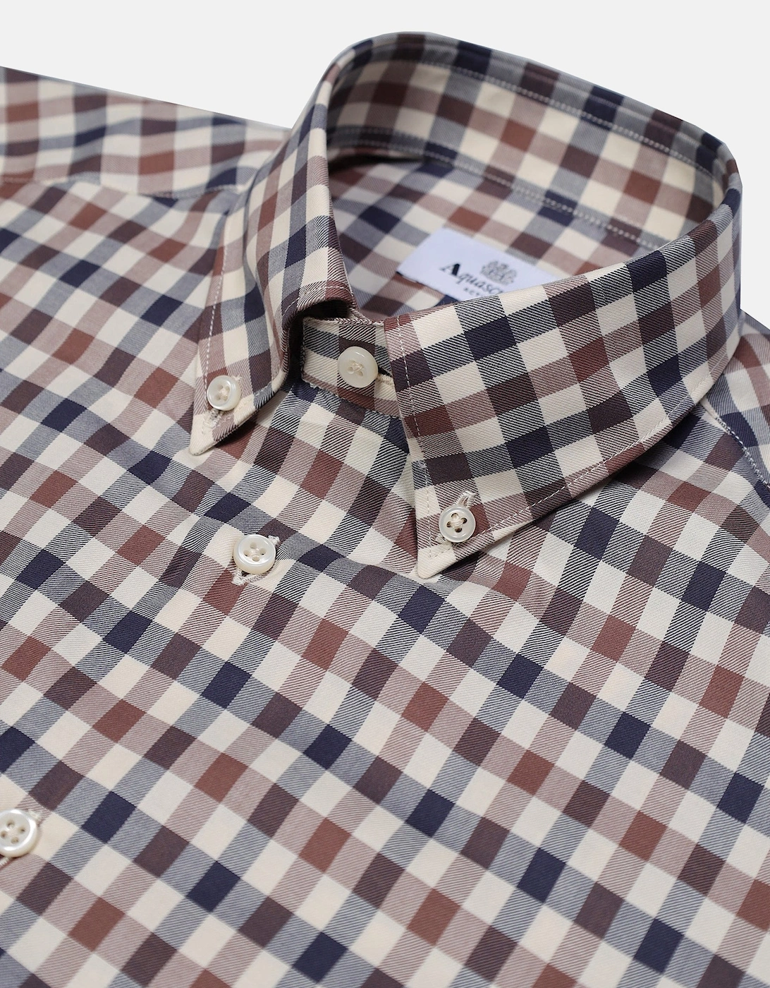 Icon Check Shirt Beige