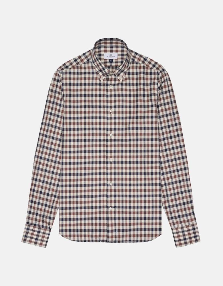 Icon Check Shirt Beige