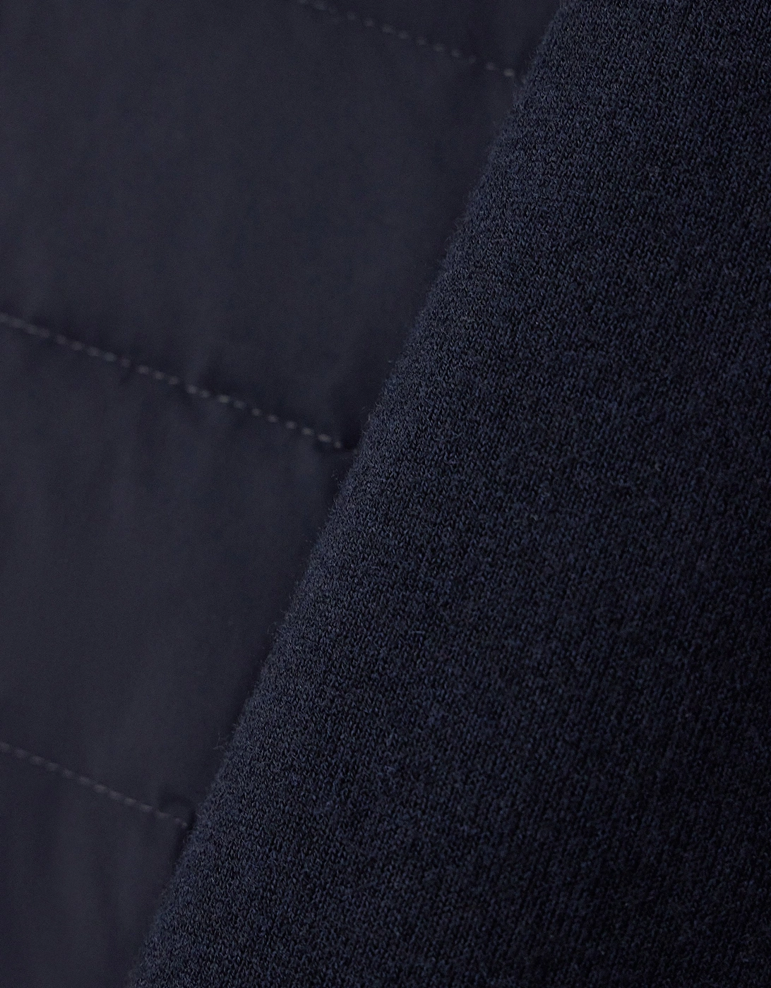 Branded Down Jacket Navy