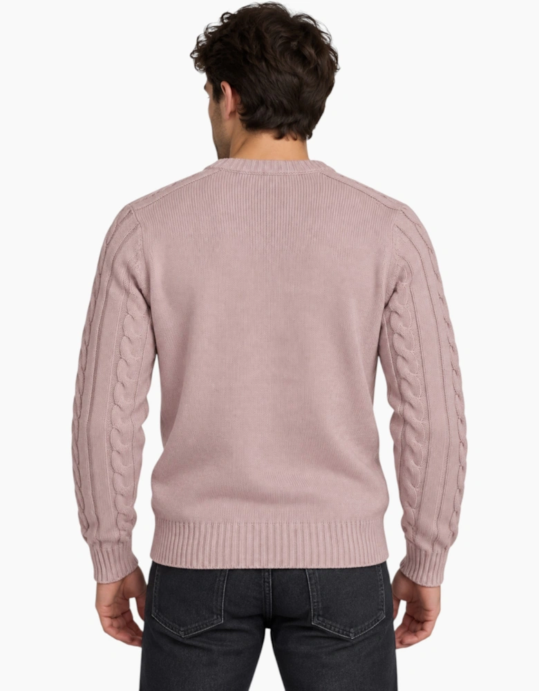 M&S Mens Cable Knit Sweatshirt Cotton Warm Jumper