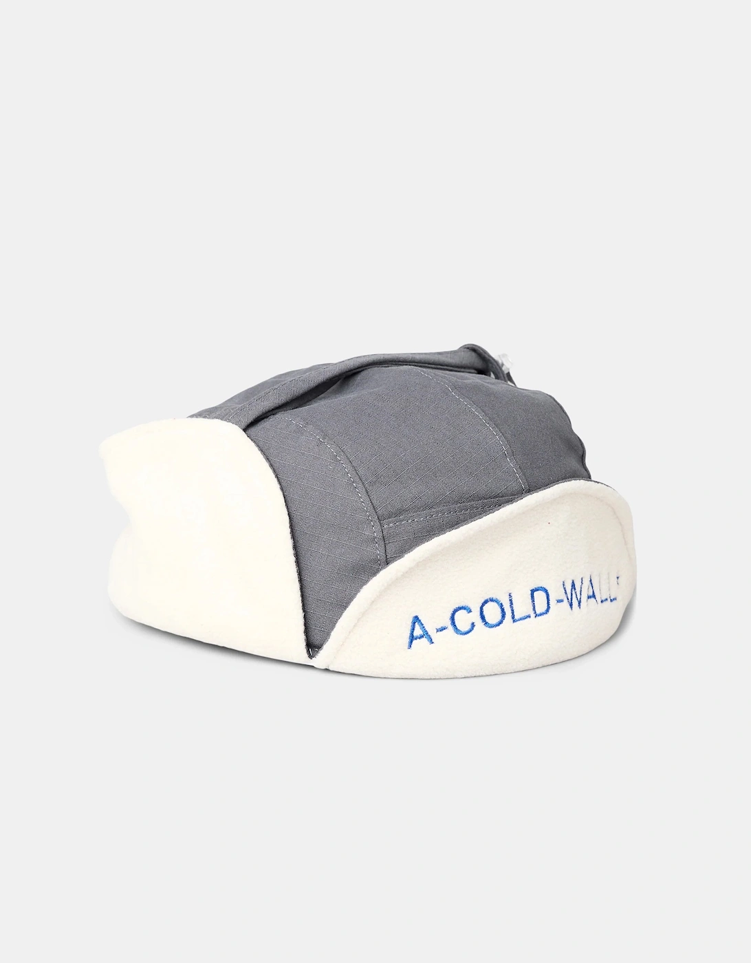 A-Cold-Wall* A-Cold-Wall* Men's Cotton Ripstop Sherpa Military Cap Grey