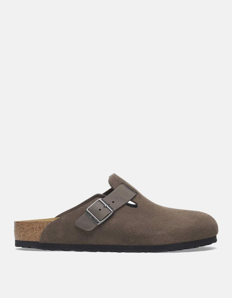 Boston Mixed Leather Brown