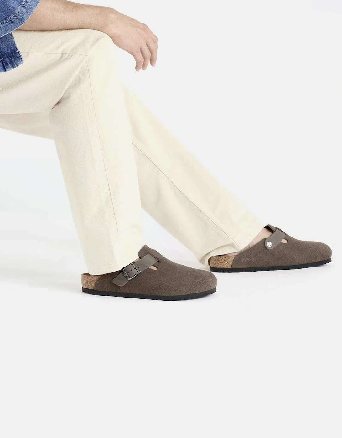 Boston Mixed Leather Brown