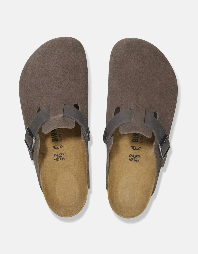 Boston Mixed Leather Brown