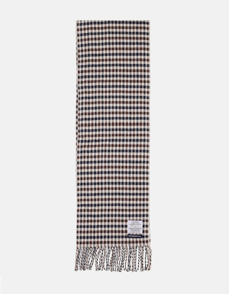 Icon Check Scarf Beige