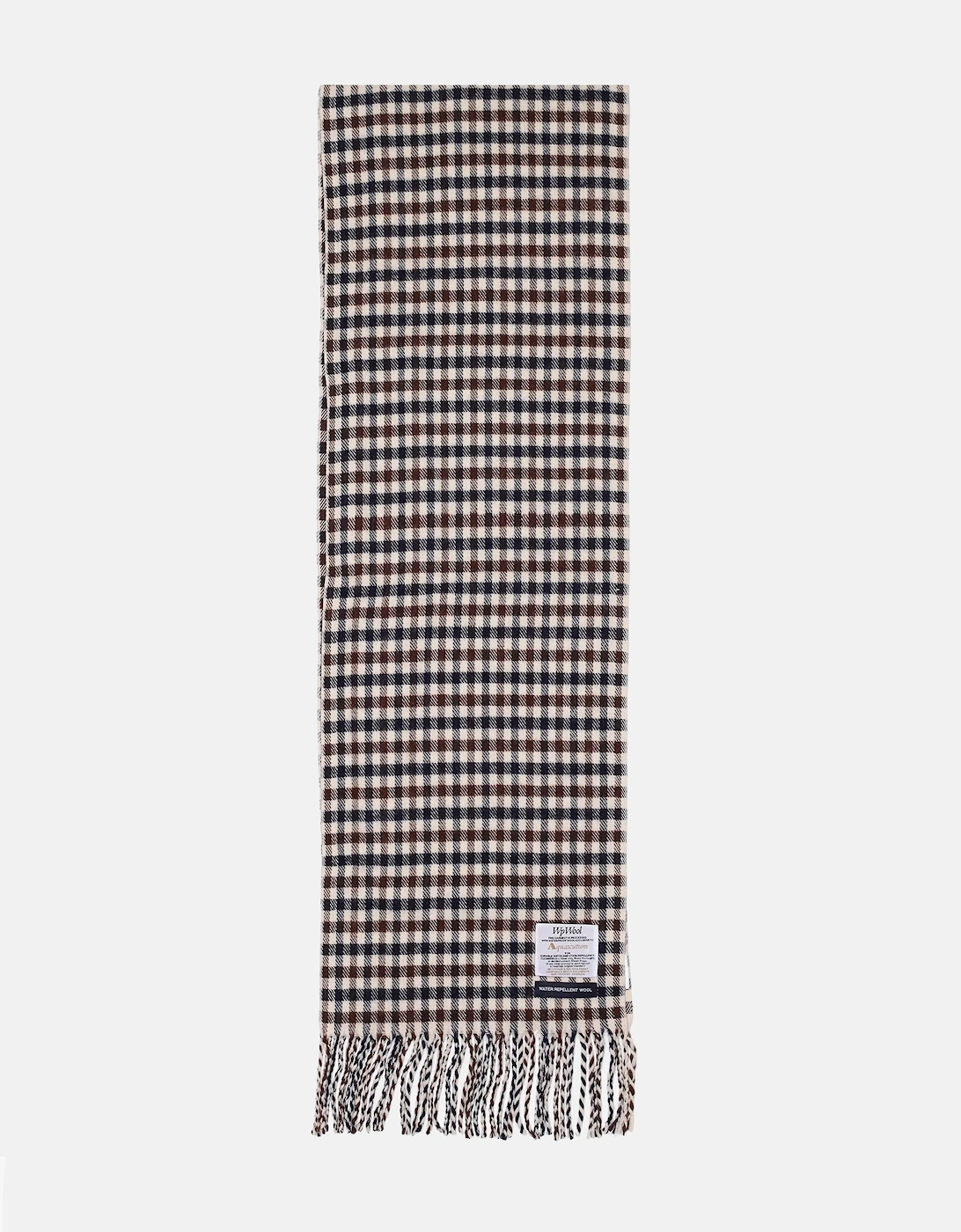 Icon Check Scarf Beige