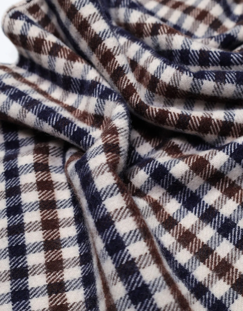 Icon Check Scarf Beige