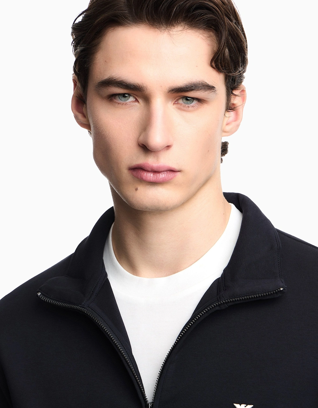 Zip Through Sweatshirt Navy