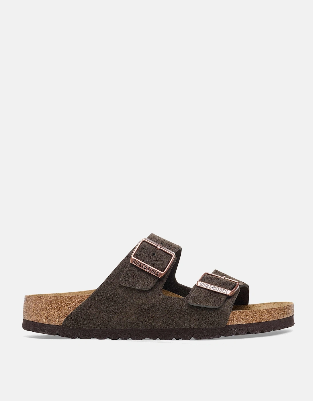 Arizona Suede Leather Sandal Brown
