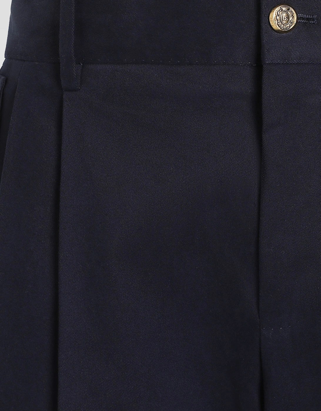 Cotton Trousers Black
