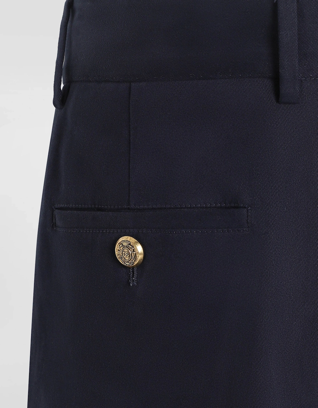 Cotton Trousers Black