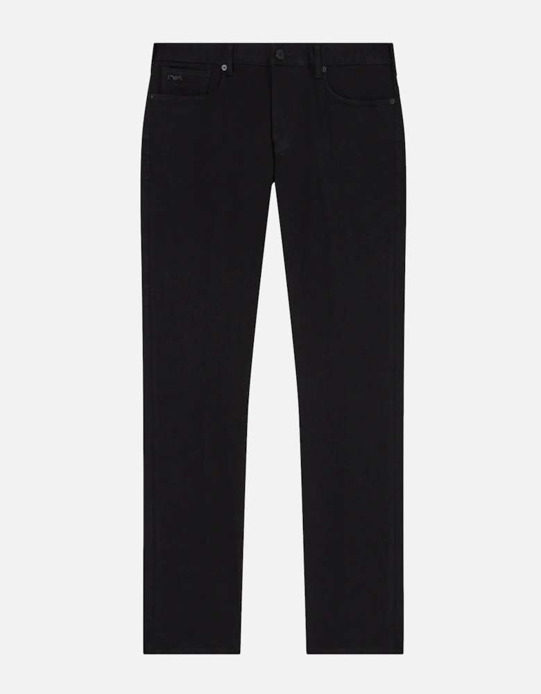 Cotton Stretch 5 Pocket Jeans Black