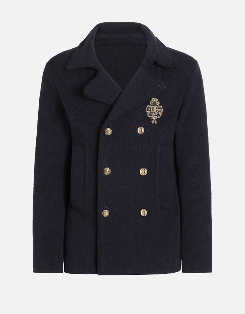Double Breast Cardigan Navy