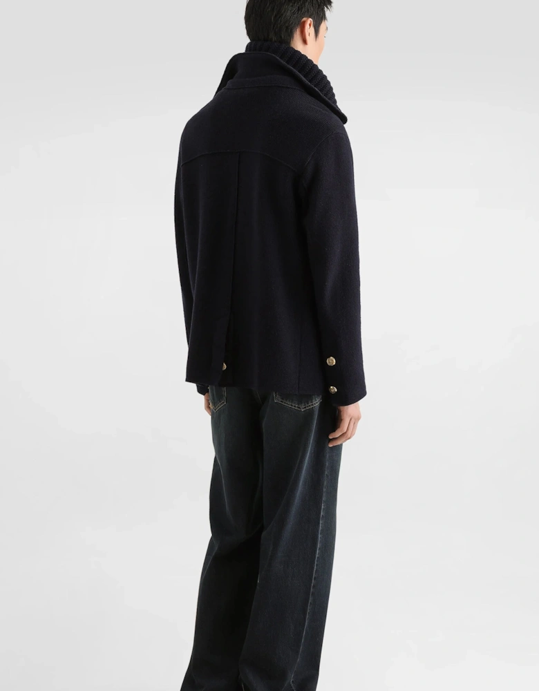 Double Breast Cardigan Navy
