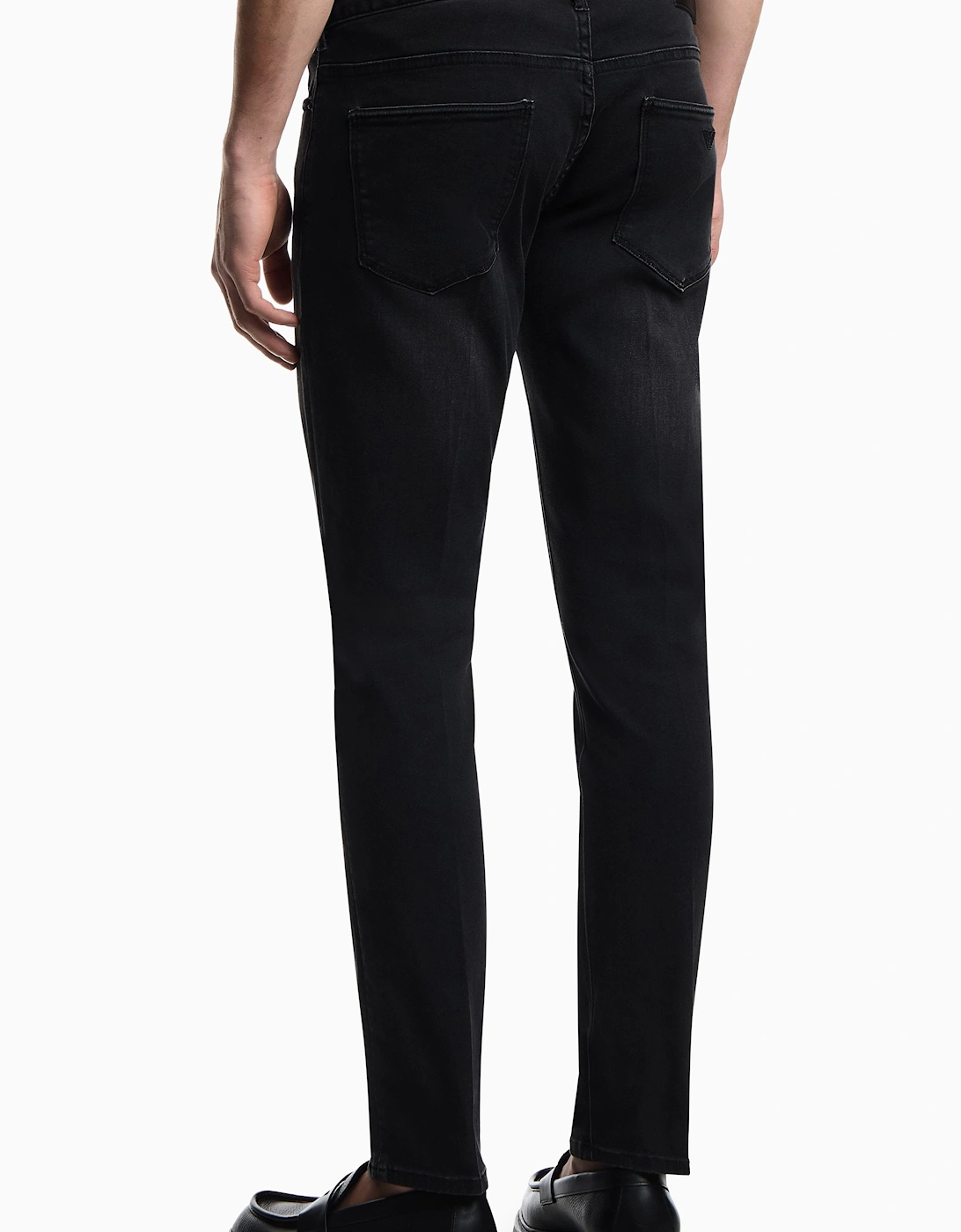 Cotton Stretch 5 Pocket Jeans Grey