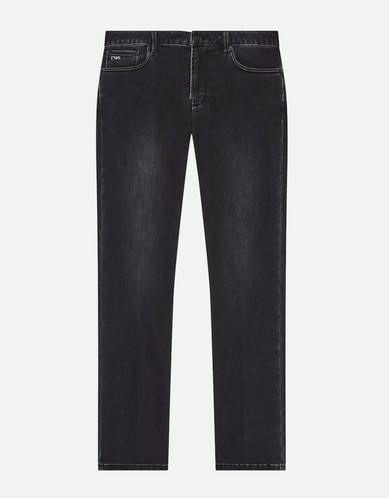 Cotton Stretch 5 Pocket Jeans Grey