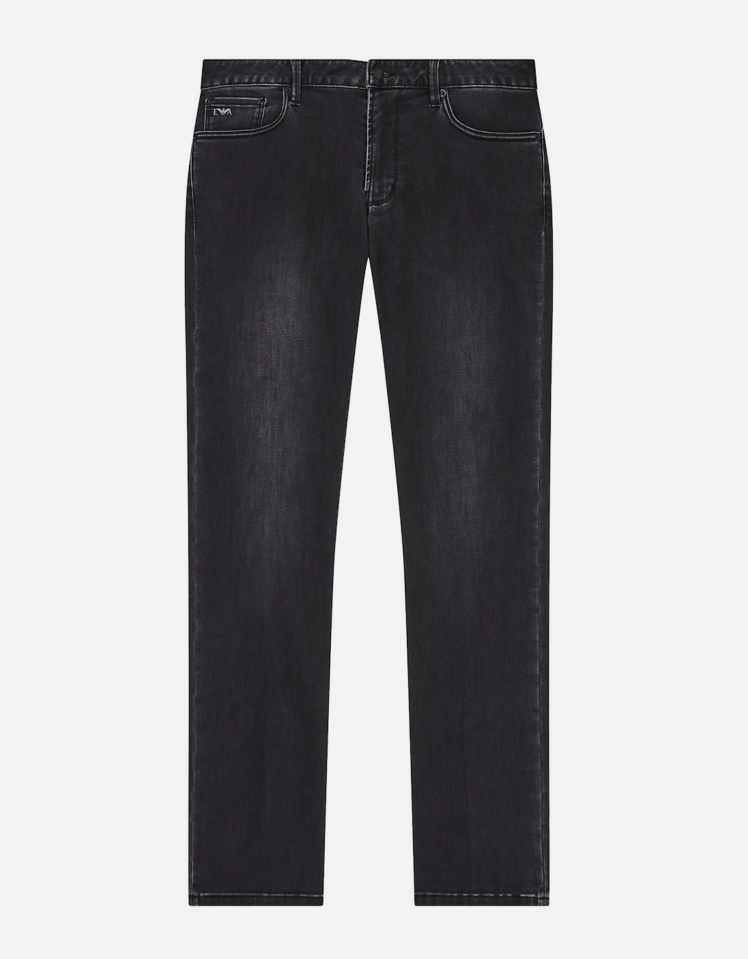 Cotton Stretch 5 Pocket Jeans Grey