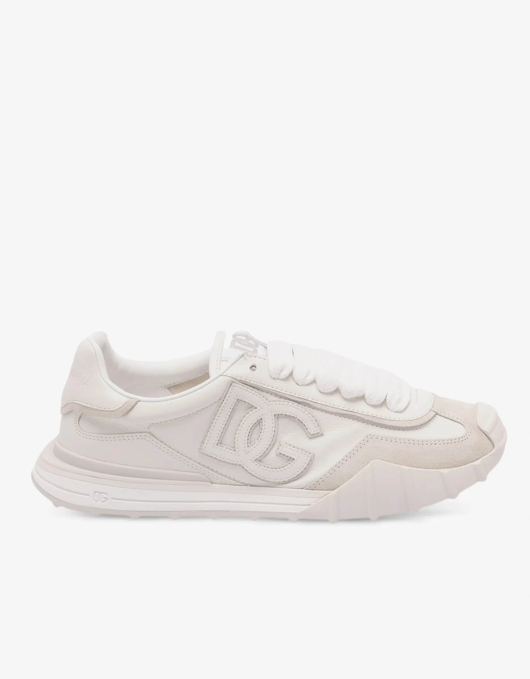 DG Athletic Leather Sneakers White