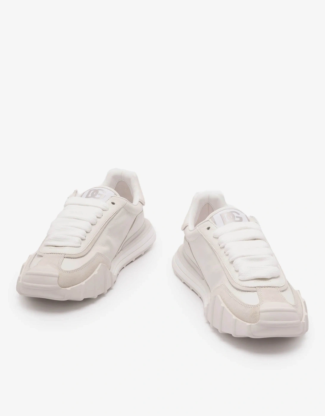 DG Athletic Leather Sneakers White