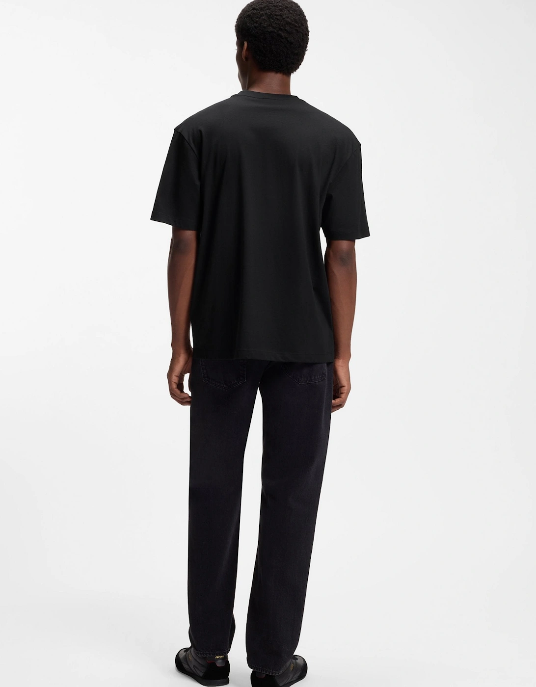 Hugo NICO Print T-Shirt Black