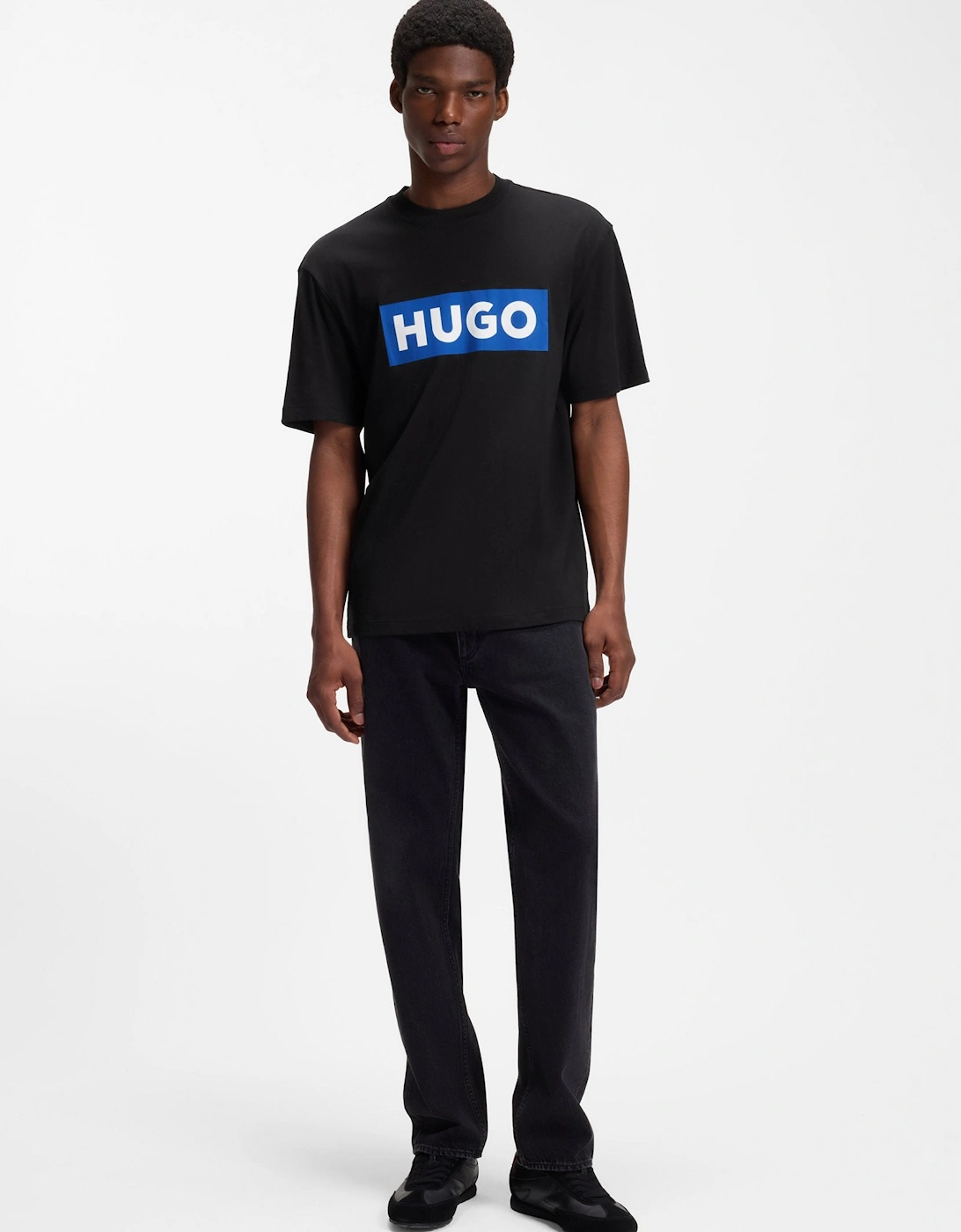 Hugo NICO Print T-Shirt Black