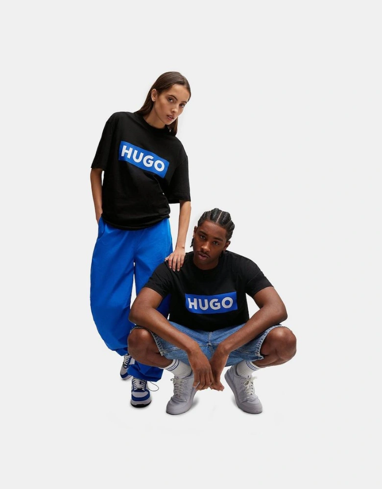 Hugo NICO Print T-Shirt Black