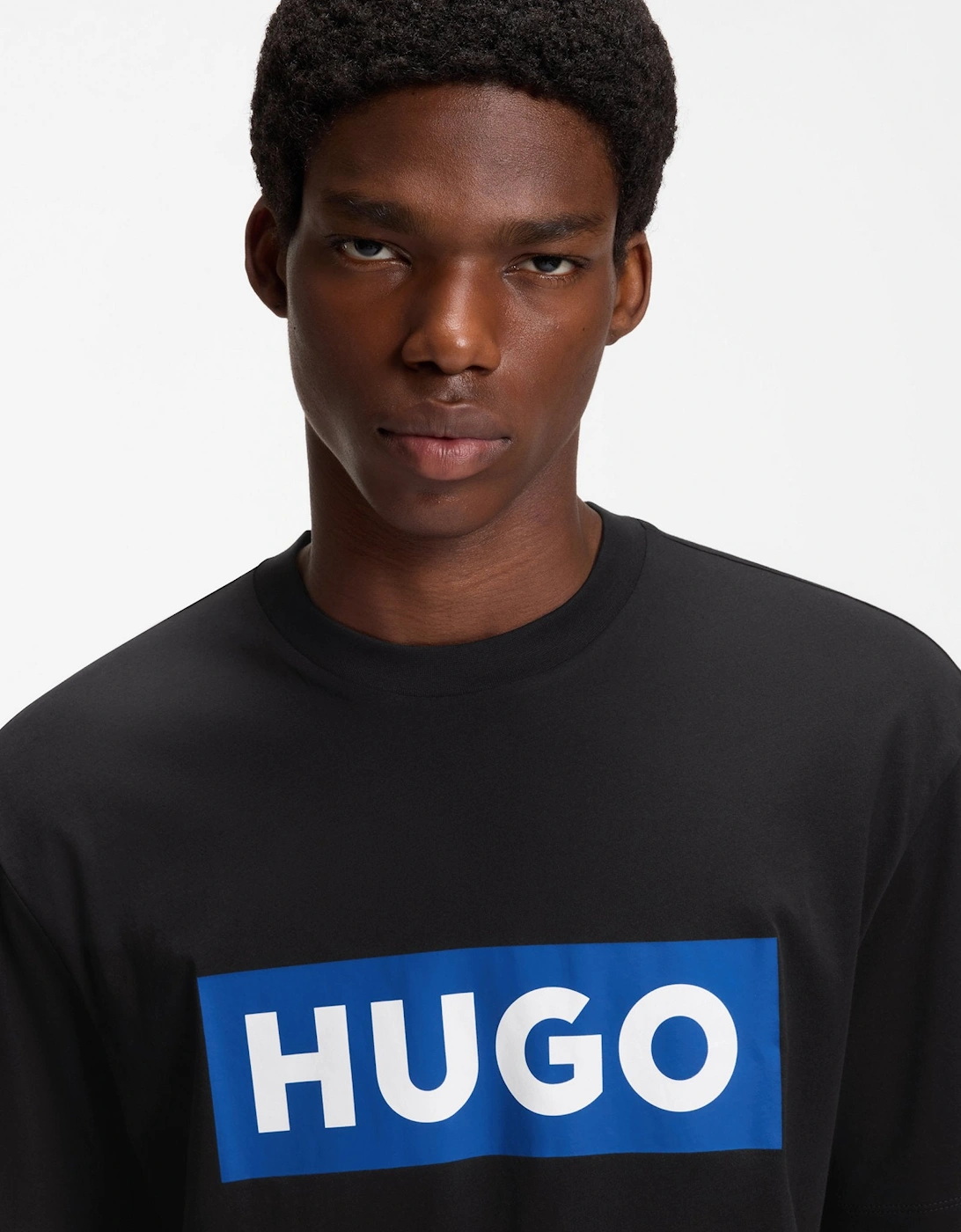 Hugo NICO Print T-Shirt Black