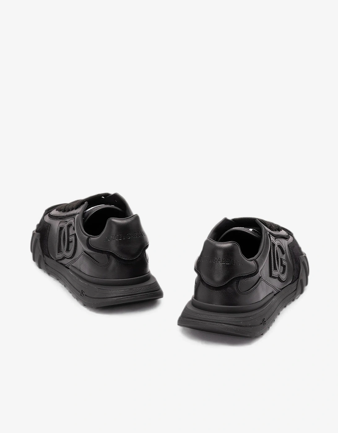 DG Athletic Leather Sneakers Black