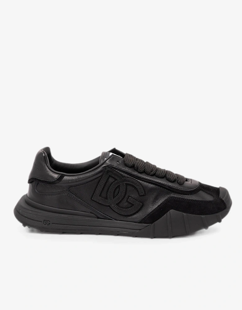 DG Athletic Leather Sneakers Black