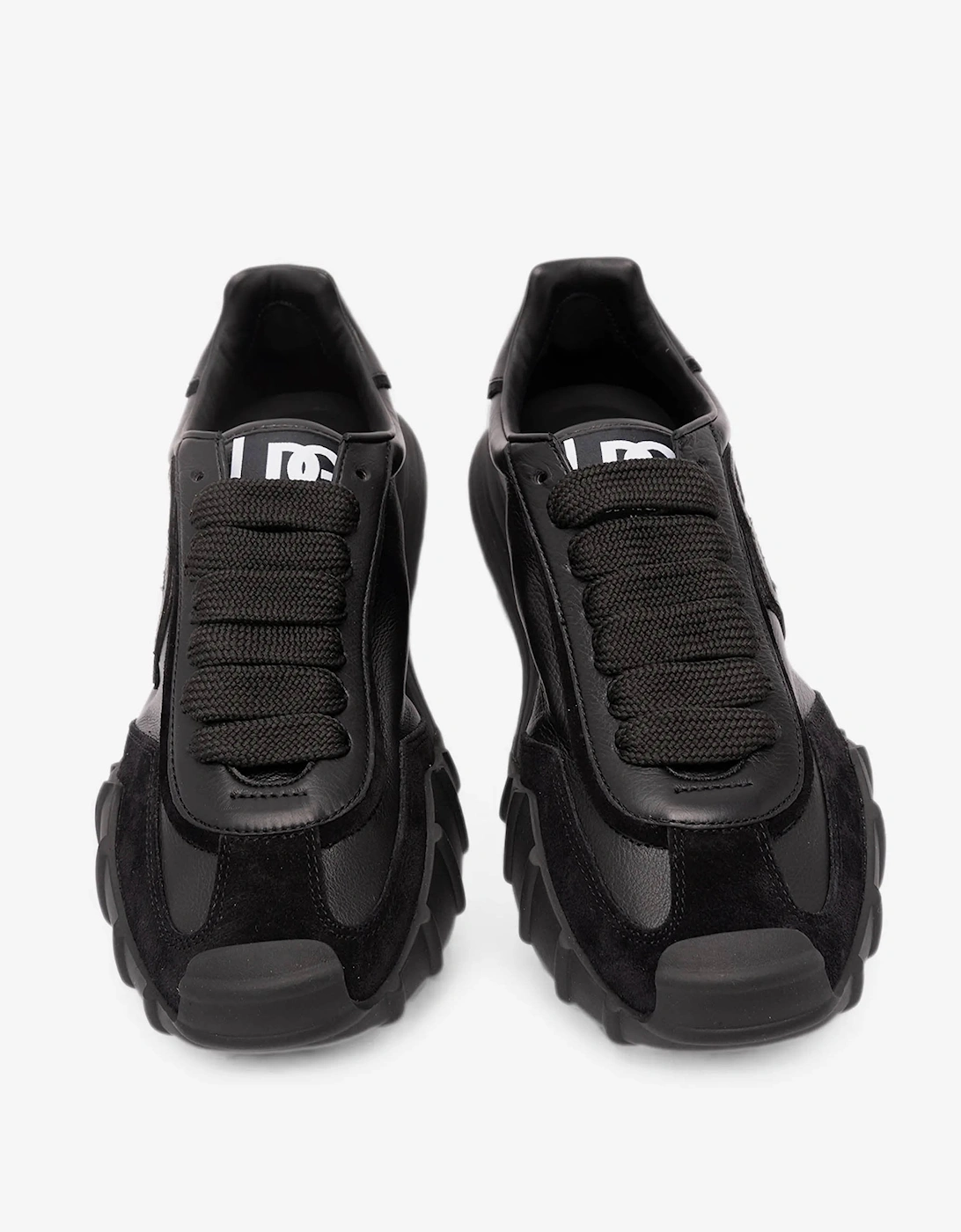 DG Athletic Leather Sneakers Black