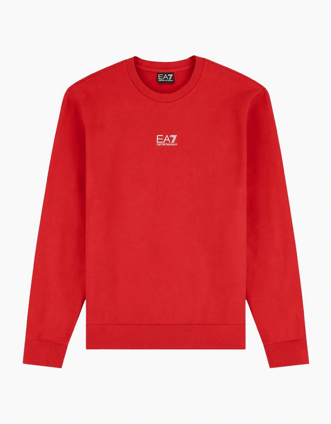 Core Logo Lightweight Red Sweatshirt